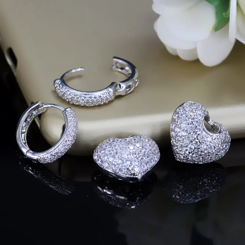 Pera высокое качество прозрачный обруч AAA + кубический цирконий микро проложить