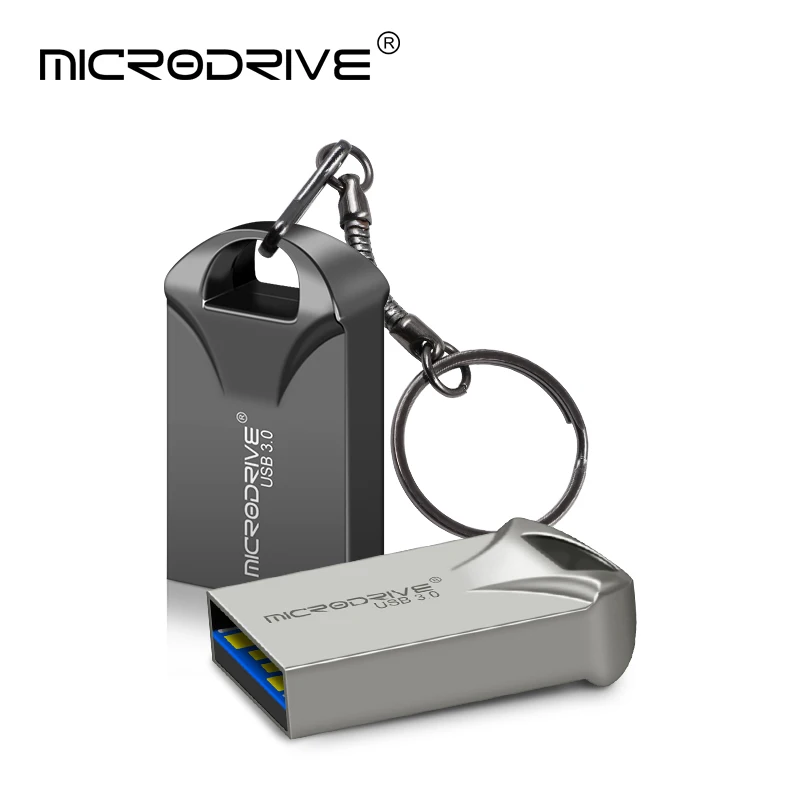 Супер мини usb 3,0 emory stick 16 ГБ 32 ГБ usb флеш-накопитель 64 ГБ 128 ГБ флеш-накопитель металлический usb накопитель с брелком флэш-диск
