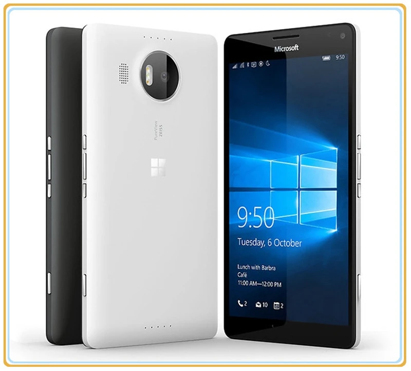 Разблокированный мобильный телефон microsoft Lumia 950, Windows 10, 4G LTE, GSM, 5,2 Дюймов, 20 МП, wifi, gps, Hexa Core, 3 Гб ram, 32 ГБ rom