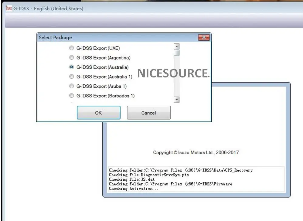 For Isuzu G-IDSS 2017- Diagnostic Service System+UNLOCKED Keygen | Tools