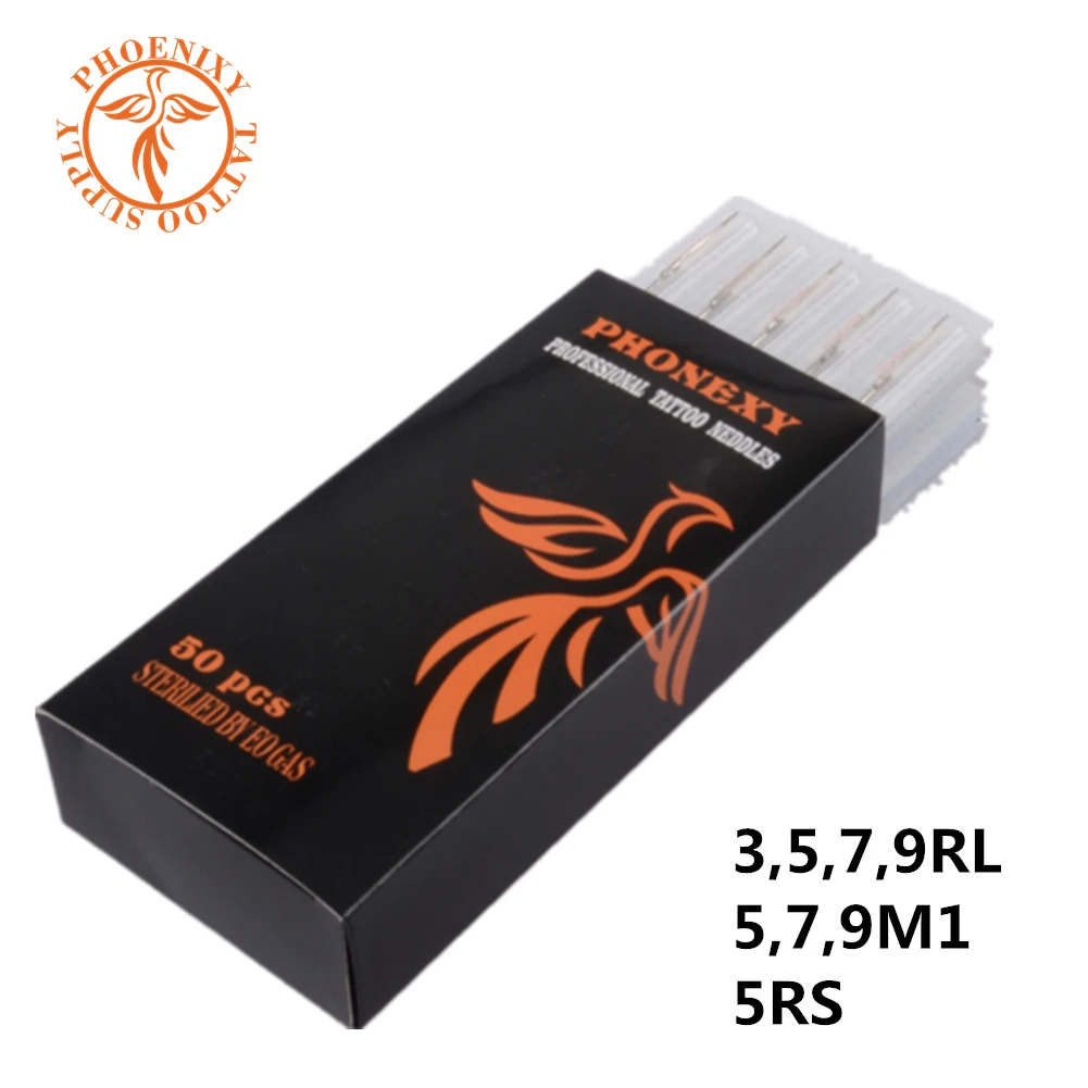 Набор игл для татуировки круглых 3 5 7 9RL 50 шт.|mixed tattoo needles|tattoo needlesdisposable needles |