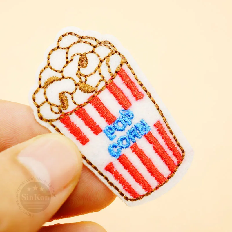 Нашивки из ткани сделай сам с попкорном (Размер: x см) вышитая аппликация швейные