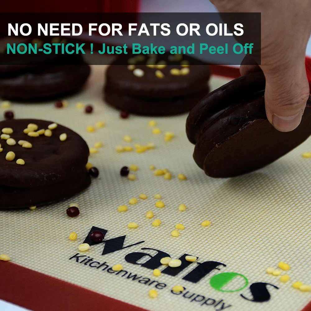 1 шт. антипригарный силиконовый коврик для выпечки тортов печенья антипригарного