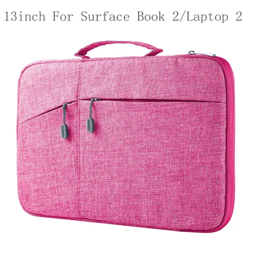 13inch Pink Megoo поверхность рукав Чехол 1"~ 15" для microsoft Surface Pro X/7/4/3/6/5 12," Surface Book 2 Поверхность ноутбука 3/2/1 13,5" 15,6" - Цвет: 13inch Pink
