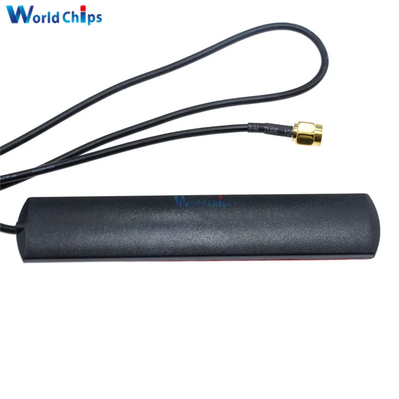 GSM GPRS антенна 433 МГц 2.5dbi кабель SMA Мужской Универсальный DAB 5 Вт оптовая