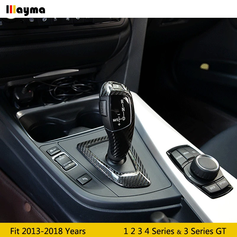 Углеродное волокно чехол для рычага переключения передач BMW 1 2 3 4 серии F20 F22 F23 F30 F32