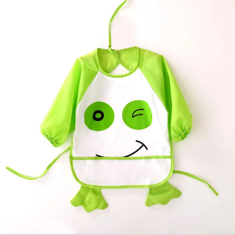 Baby Bibs baby waterproof Boys Girls Infants Cartoon Pattern Burp Cloths For Children Self Feeding Care B025 | Детская одежда и