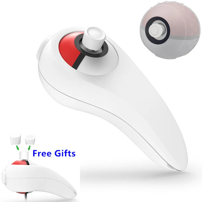 Grip with transparen Poke ball plus контроллер рукоятка Horder Портативная подставка кронштейн для переключателя kingd NS Pokeball Eevee чехол-крышка Бесплатный подарок - Цвет: Grip with transparen