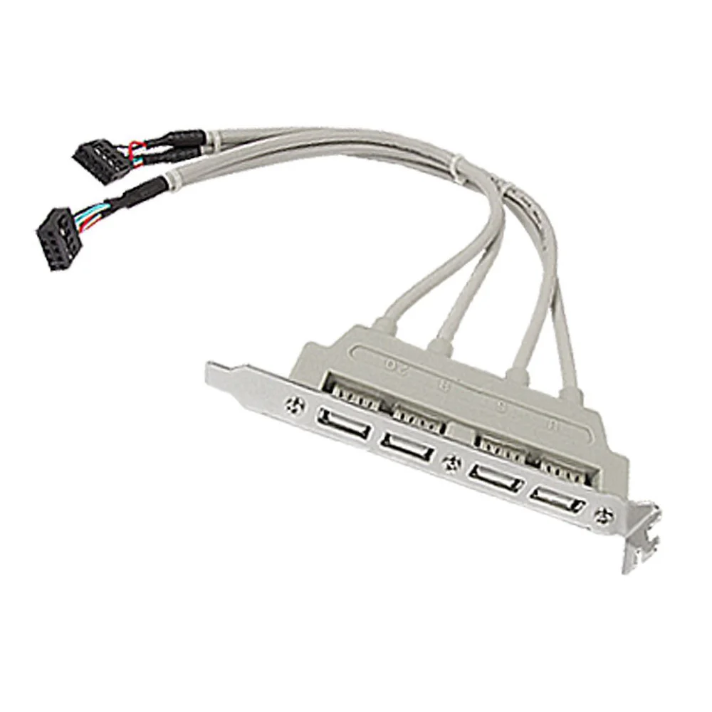 IMC Горячая Великобритания материнская плата 4 порта USB 2 0 до 9 Pin кронштейн