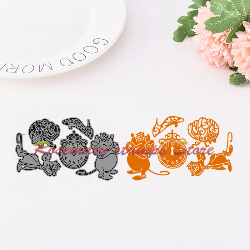 Rosemary stamps Animal Metal Cutting Dies Stencils for Scrapbooking Album Decorative Embossing DIY Paper Cards | Дом и сад