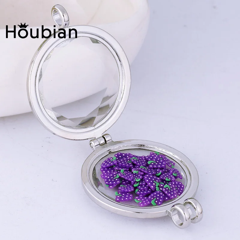 Ожерелье с подвеской из прозрачного стекла Houbian модное мягкое керамическое