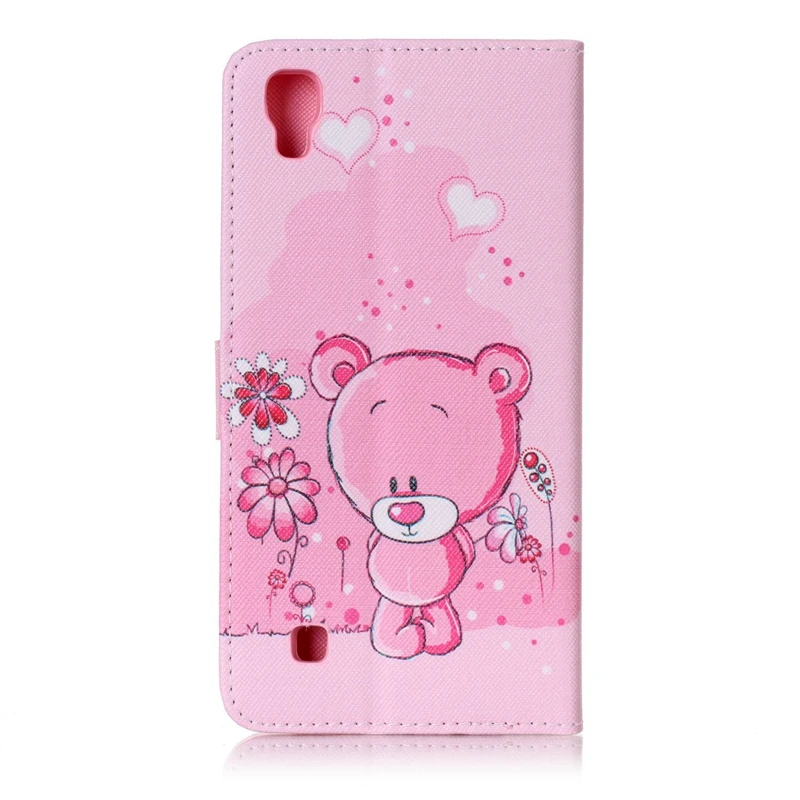 Мода Бумажник Флип PU Кожаный Чехол Case Для LG X Power K210 K220 K220DS/V20 Телефона Fundas С