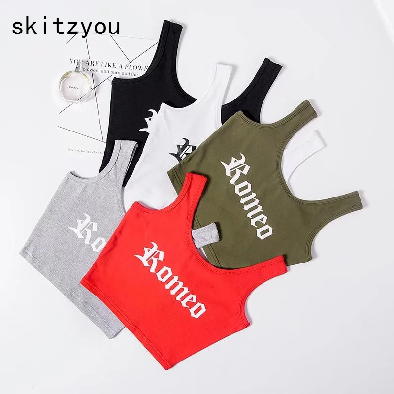 Женский укороченный топ skitzyou белый и черный повседневный облегающий Топ без