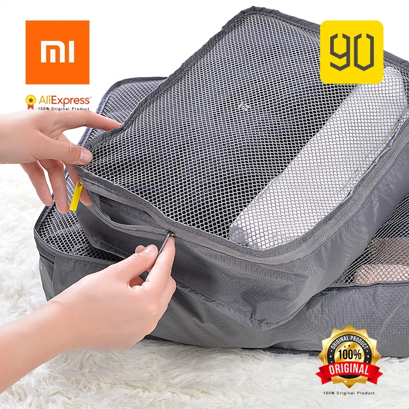 Xiaomi 90FUN Складная портативная и водонепроницаемая сумка для хранения одежды рубашки полотенца в путешествия отдых