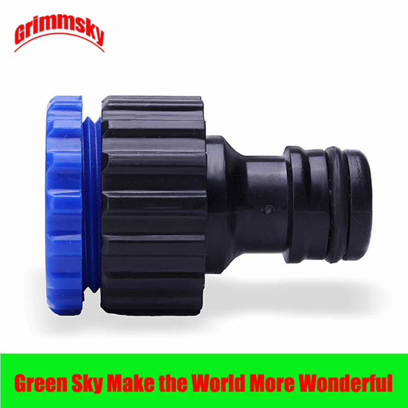 

2pcs/lot garden irrigation female thread 1/2 "3/4" faucet hose pipe adapter fast connection hose faucet adapter