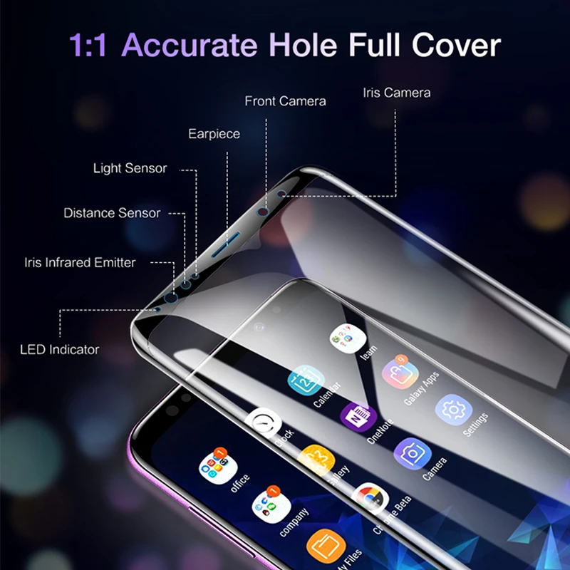 3D Защитное стекло для samsung S8 S9 S6 S7 Edge Plus S8plus S9plus S 6 7 8 9 Note Galaxy закаленное защитное стекло для экрана