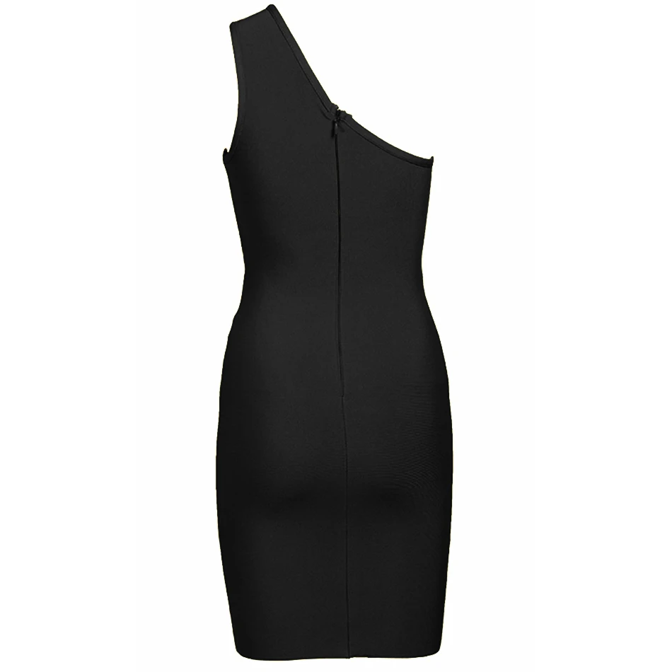 Amily.c Summer New High Quality Sexy Shoulder Mini Yellow Hollow Bandage Dress Club Designer Fashion Party Dress Wholesale