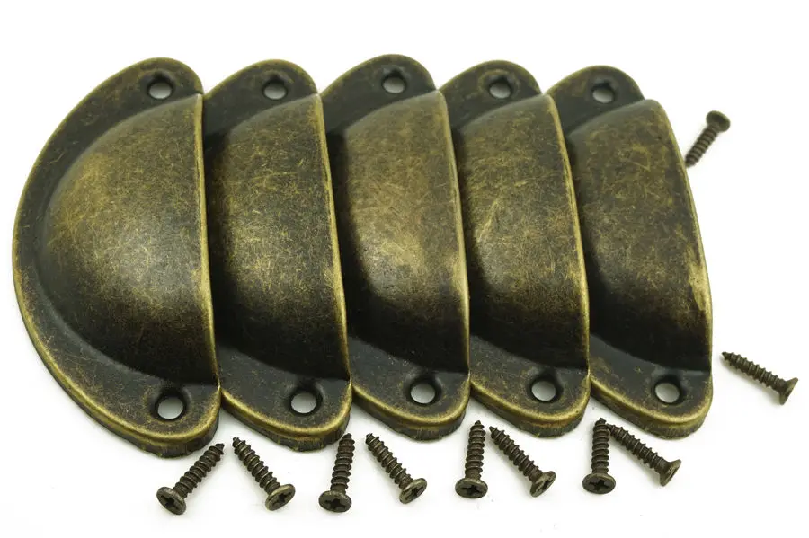 10 шт./лот винтажная ручка для дверцы шкафа дверного прилавка ящика мебель и 20 шт.