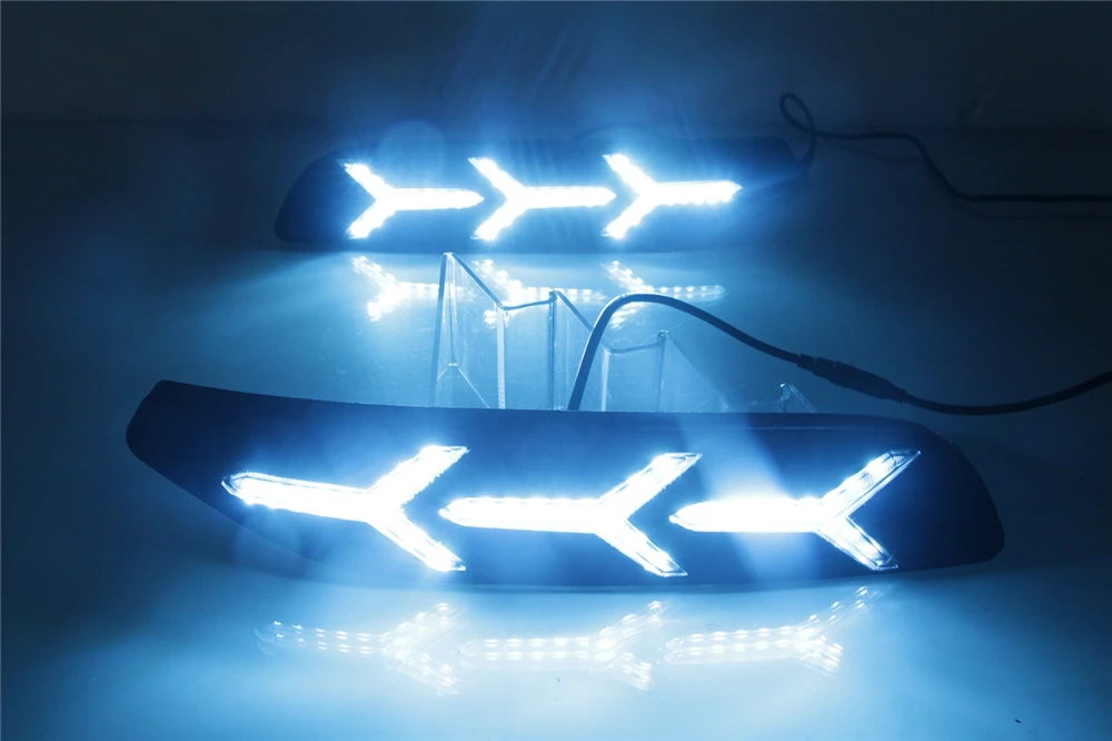 1 пара дневных ходовых огней DRL светодиодный для Volkswagen VW Polo 2014 2015 2016 2017 2018 Вождение