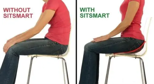 BackJoy SitSmart осанка плюс спина сидя облегчение боли поясничная поддержка черная осанка