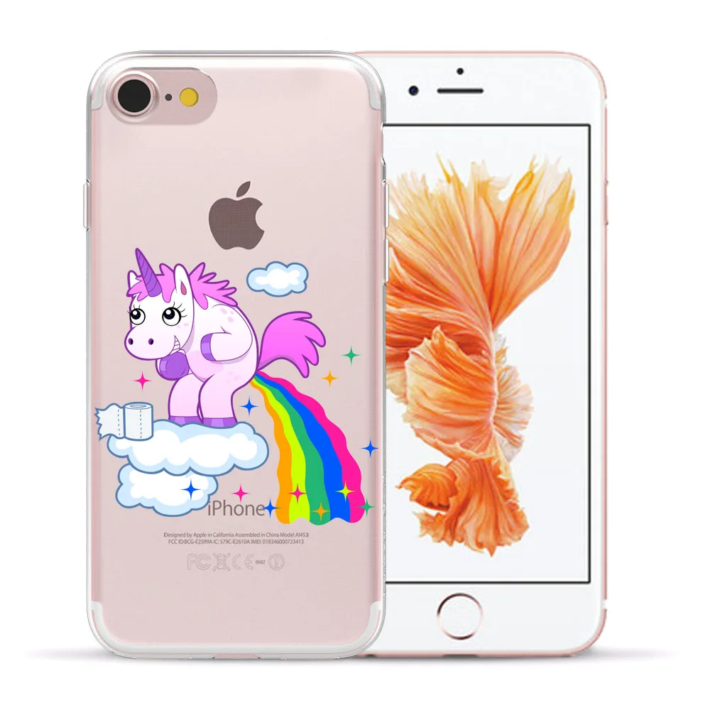 Мягкий чехол из ТПУ I'm Unicorn As You Wish для iPhone 5 5S SE 6 6S 7 8 Plus XR X 11 Pro XS Max крутая