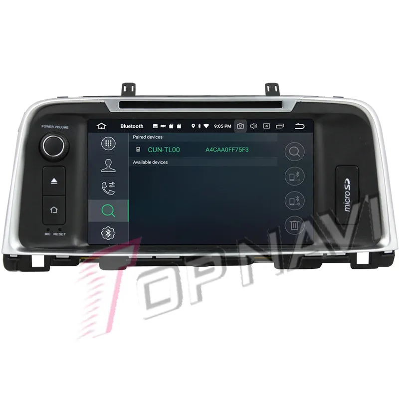 Автомобильный мультимедийный DVD плеер Topnavi Octa Core Android 9 0 для KIA K5/OPTIMA 2015 Авторадио GPS