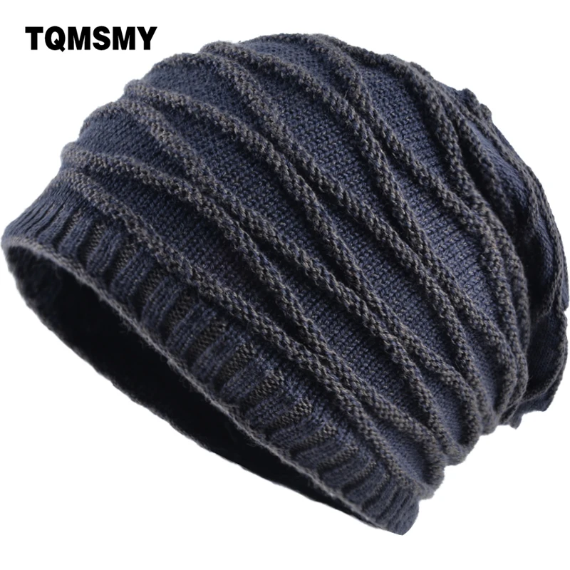 

TQMSMY Large Mesh Design Men's Knitting Wool Beanie Women and men Outdoor Hats Bonnet Skullies Hats Cap Casquette Gorros TMS11