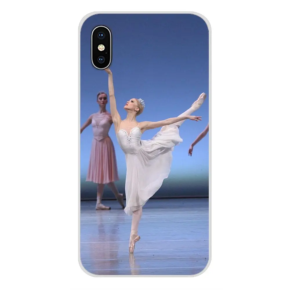 Силиконовый чехол для Apple iPhone X XR XS MAX 4 4S 5 5S 5C SE 6 6S 7 8 Plus ipod touch Love Ballet Dance Forever Art