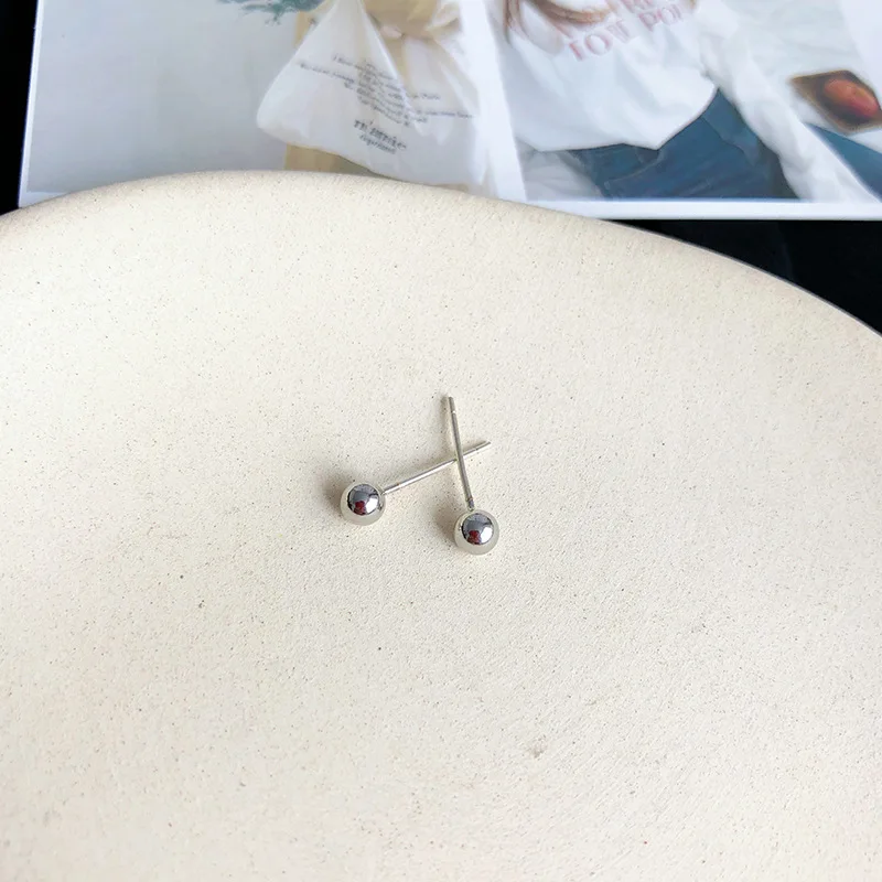 2019 брендовые модные ювелирные серьги-гвоздики для женщин из стерлингового