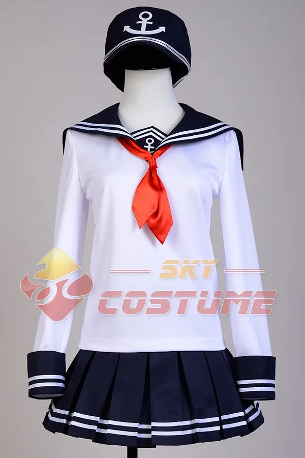 Коллекция Kantai костюм для косплея моряка девочек Akatsuki на заказ новинка|sailor