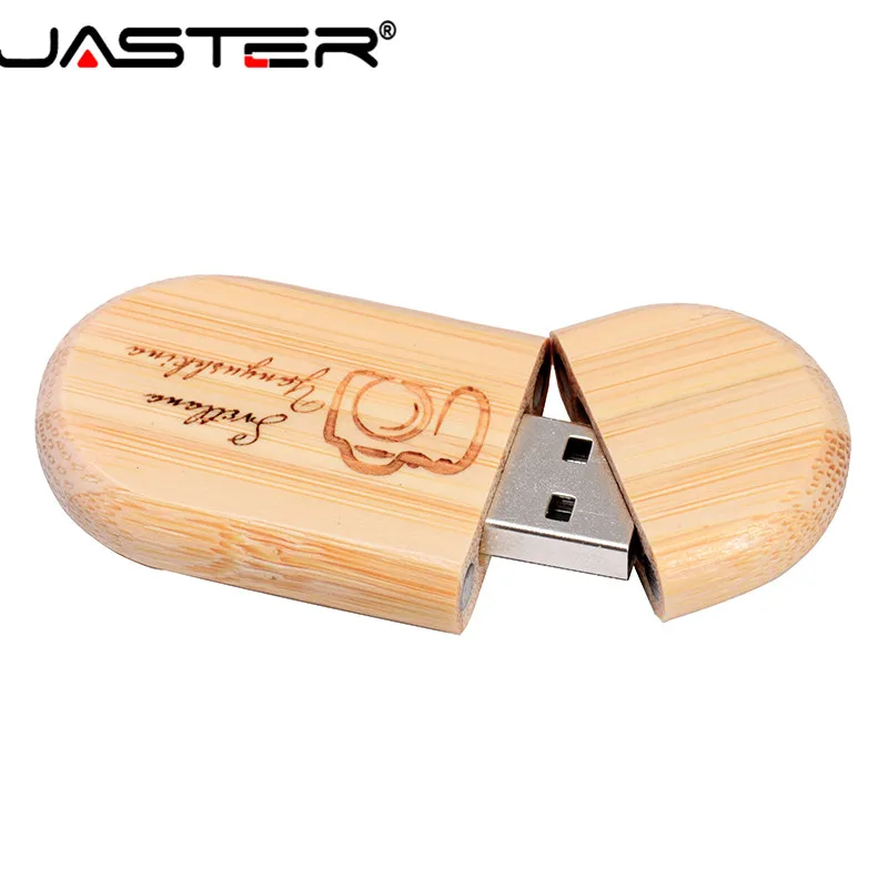 JASTER (Бесплатный Пользовательский логотип) Флешка из кленового дерева 4 ГБ 8 16 32