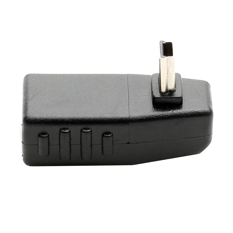 Автомобильный аудиоадаптер Mini 5P mini T port 90 градусов под прямым углом с