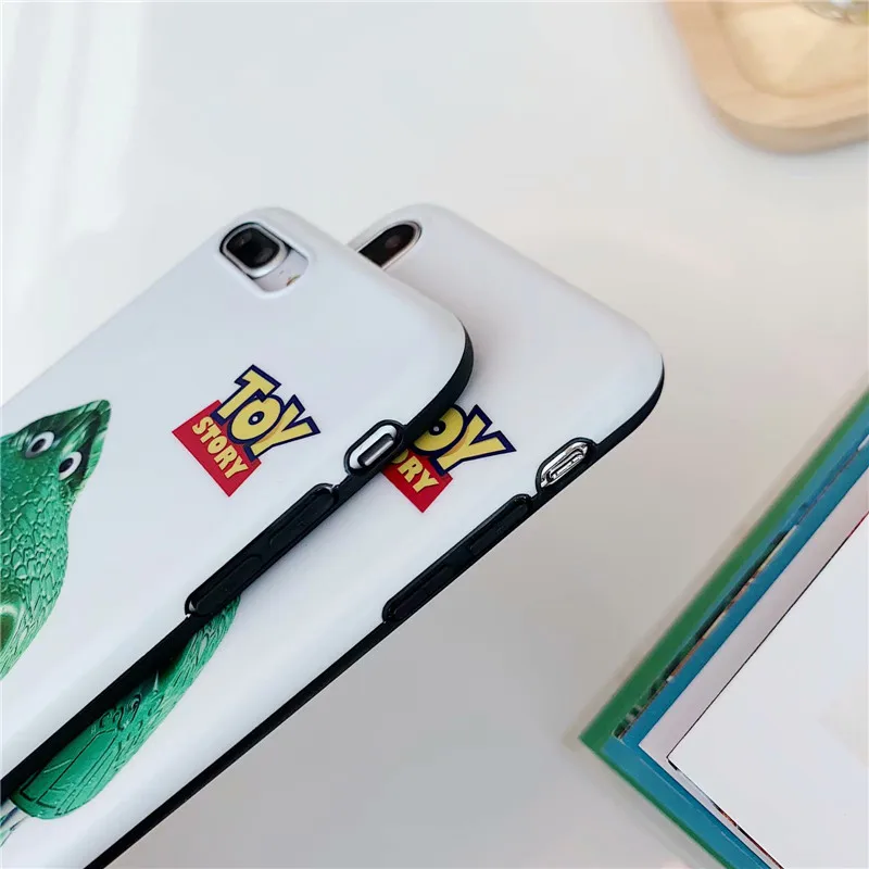 DISCASE Cute Cartoon Animal Phone Case For iphone 8 7 6 6s plus XS MAX XR X IMD Glossy Soft Shell All Inclusive Capa | Мобильные