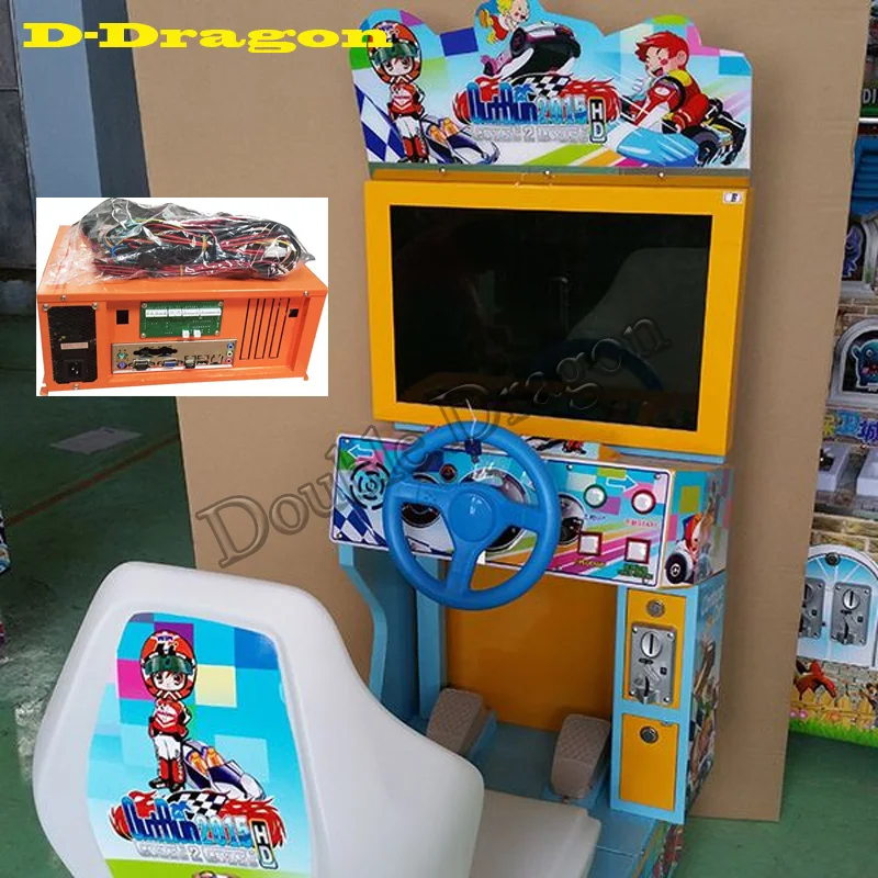 

Children Outrun Racing Game Kit for LCD Monitor Car Race Racing Game Amusement Simulator Machine Coin Operator Arcade Cabinet