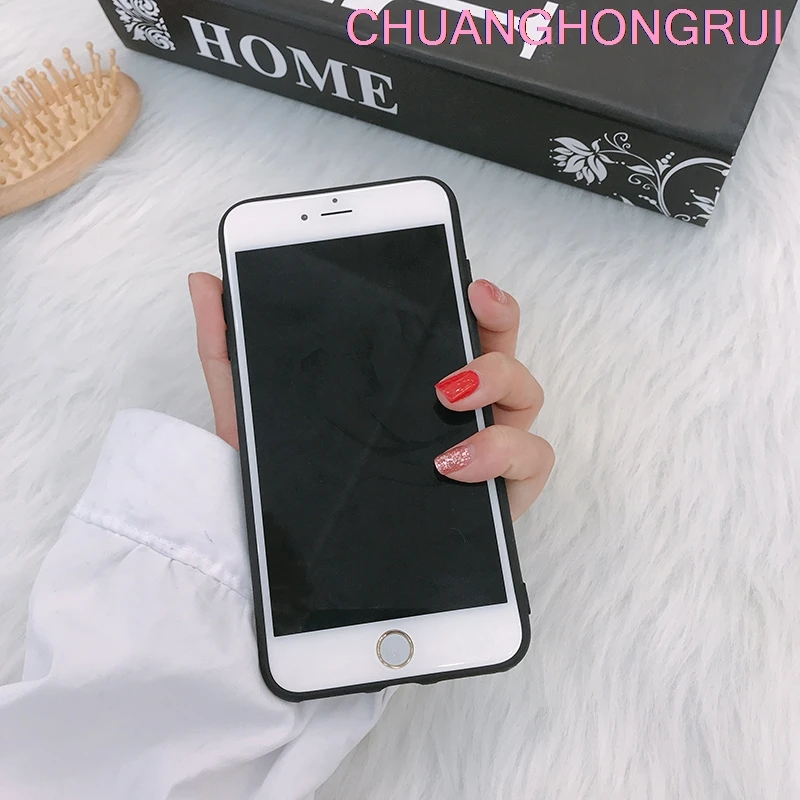 В полоску CG тиснением окрашенные ТПУ для iPhone 8 X 7 6 S Plus 6splus силиконовый чехол