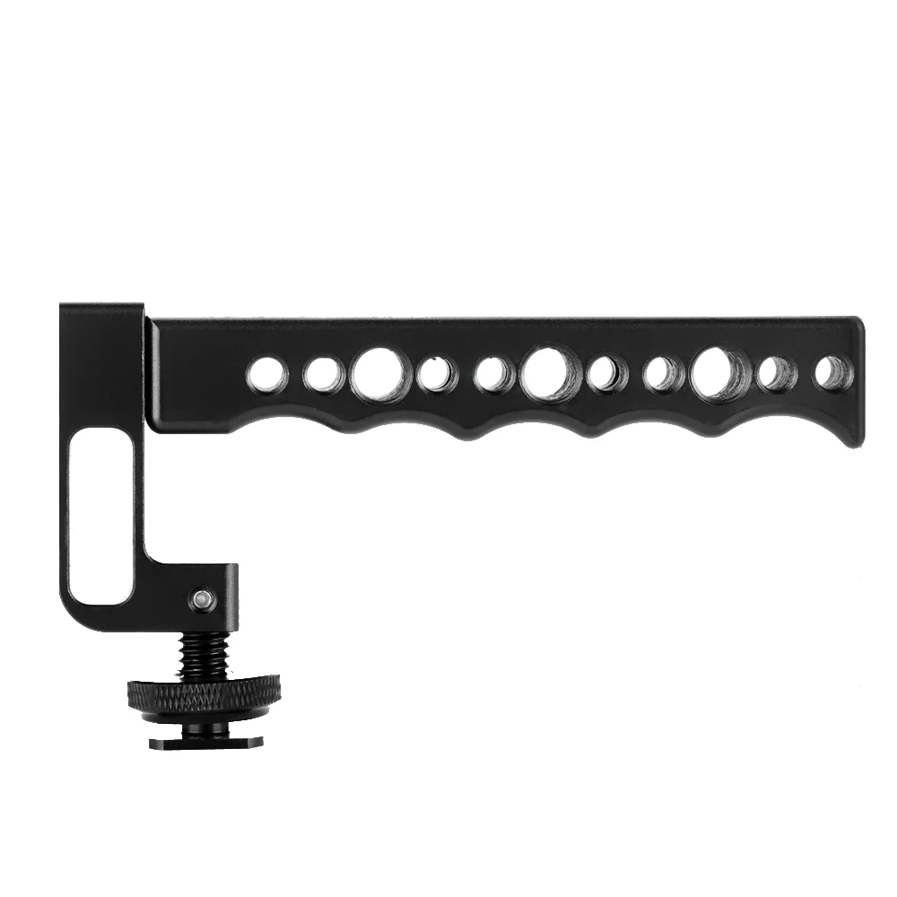 Рукоятка для камеры Andoer с двойным холодным башмаком Canon EOS Nikon Sony A7 A9 Pentax Olympus DSLR |