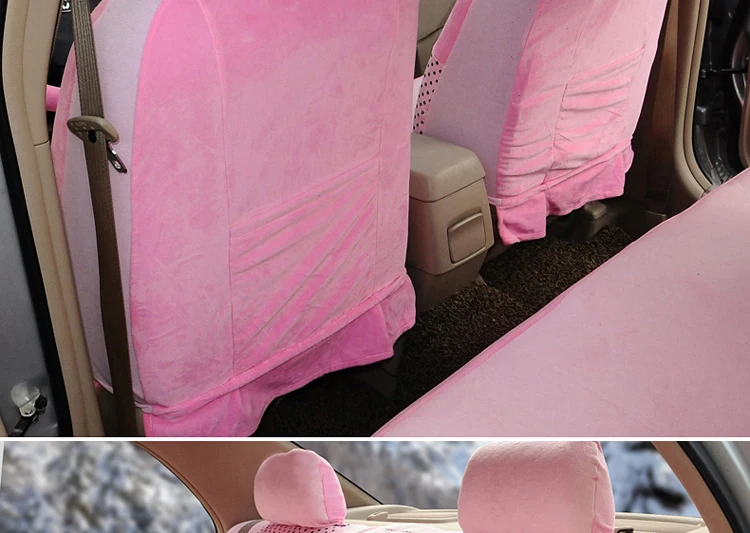 Женский модный универсальный чехол для сиденья с милым рисунком hello kitty для Volkswagen Sagitar POLO Yimai Bora Golf 7 и т. д