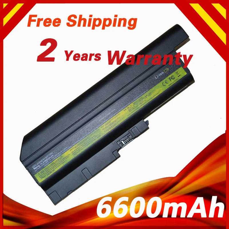 Аккумулятор Golooloo 6600 мАч для ноутбука Lenovo IBM ThinkPad R60 R60e T60p Z60m Z61m Z61p R61E R61I T61P R500|laptop