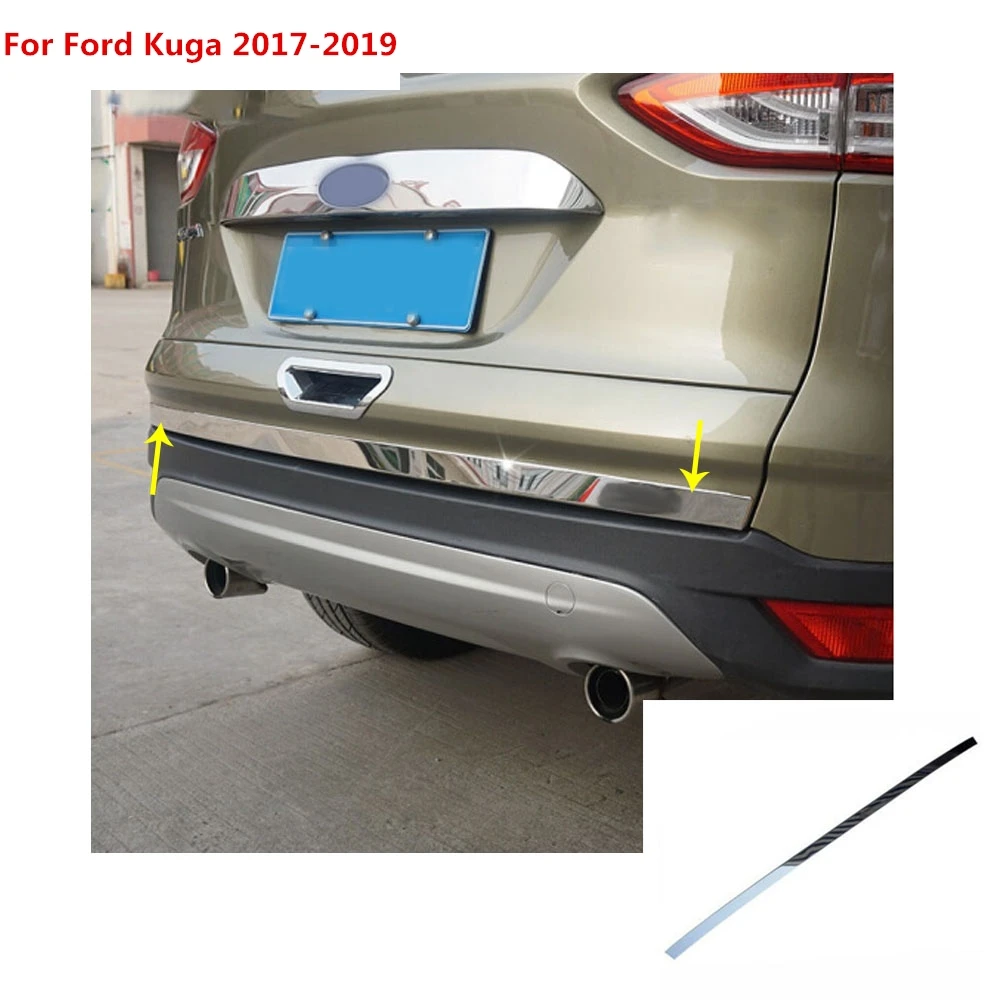 Для Ford Kuga 2017 2018 2019 чехол для кузова автомобиля задняя дверь из нержавеющей стали