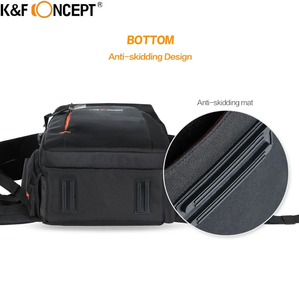 K & F CONCEPT Водонепроницаемый Камера Рюкзак Мульти функциональные DSLR SLR Камера/видео