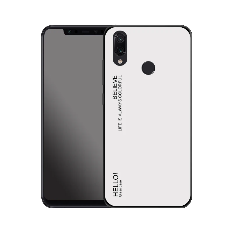 6 Чехол из градиентного стекла для Xiaomi mi 9 SE mi 8 Lite A1 A2 Max 3 mi x 3, чехол на красную mi Note 7 5 6 Pro 4X 6A 5 Plus S2, разноцветный чехол - Цвет: 6