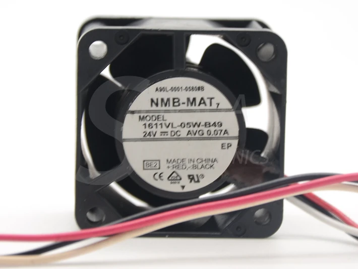 Для NMB 1611VL 05W B49 A90L 0001 0580 #8 Вентилятор охлаждения 40*40*28 мм DC 24V AVG 0.07A|cooling fan|24v dc cooling