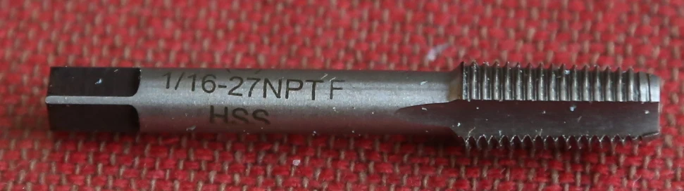 Бесплатная доставка 1 шт. HSS NPTF1/4 &quot 18 TAP конус трубы Tap hss Метчик для труб нарезания