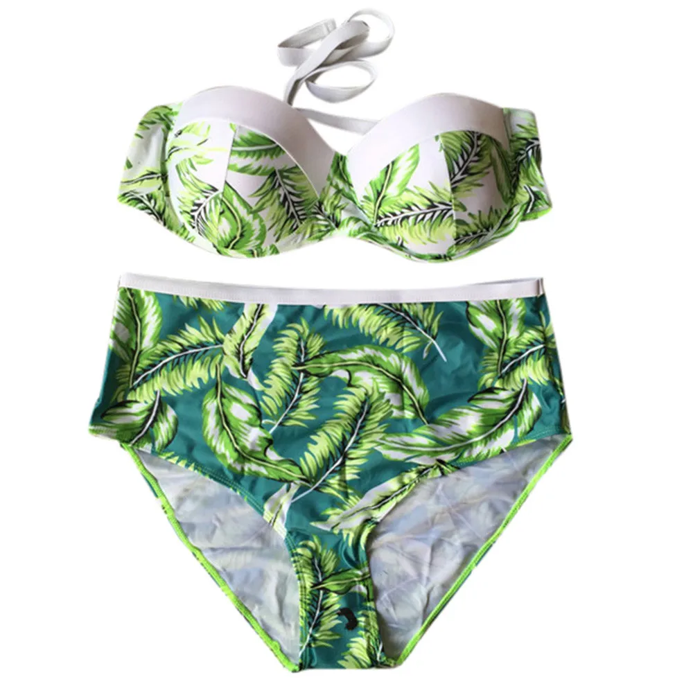 SAGACE костюмы из двух предметов топ труба купальный костюм с рисунком Купальник