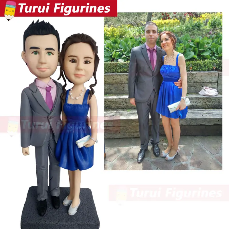 3D скульптура из фото куклы с боблевой головой пользовательские портреты