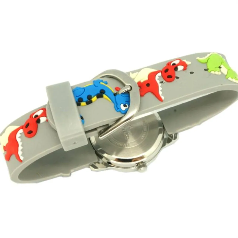 Уиллис водонепроницаемые детские часы с динозавром 3D Мультяшные силиконовые