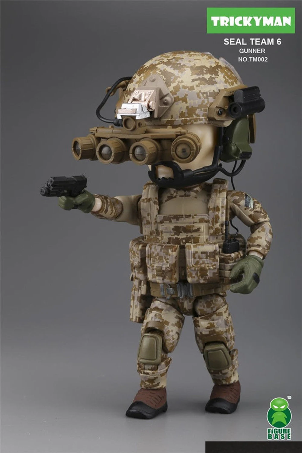 13 см в продаже " Военная фигурка TRICKYMAN Seal Team 6 Rifleman TM002 фигурка база