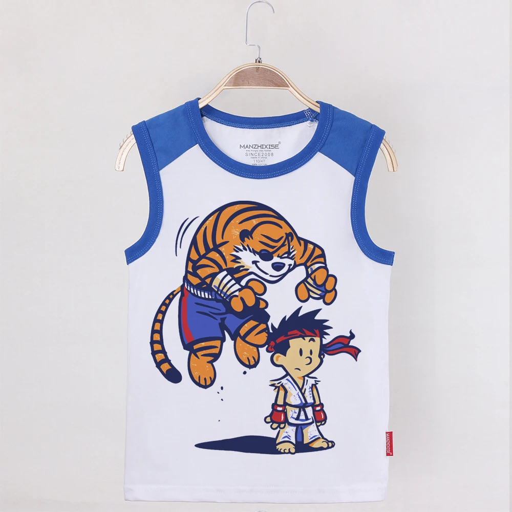 Лидер продаж 2019 детская одежда майка рубашка с мультяшным тигром и животным