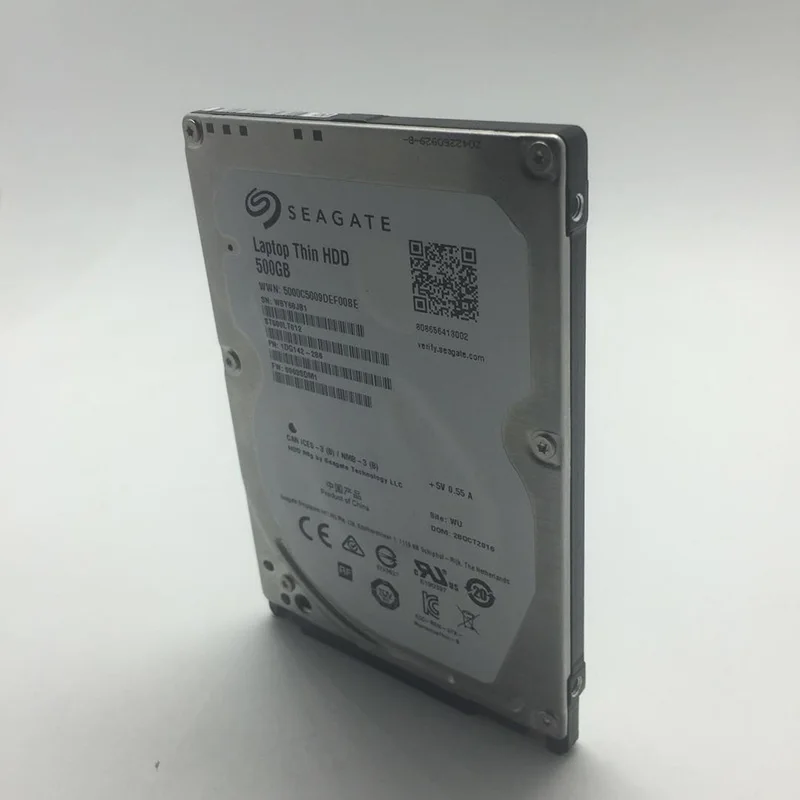 Seagate 500 ГБ жесткого диска SATA 3 0 Интерфейс 6 ГБ/сек. 7 мм 1 Вт Мощность 5400RMP 64 МБ Кэш 2 5