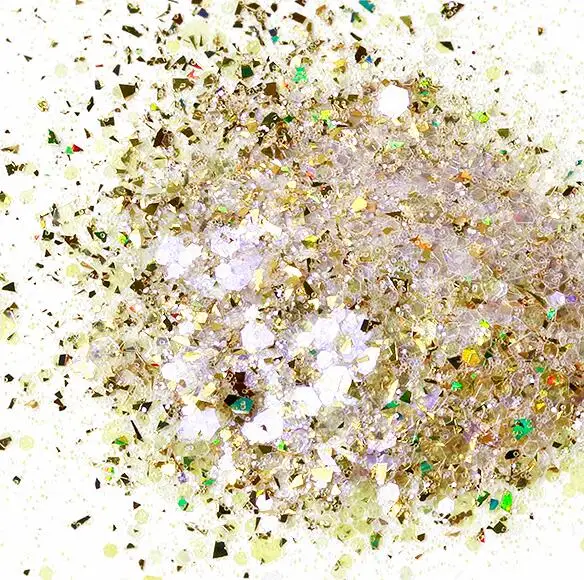 color 4 50 грамм-1 сумка(микс) голографический Единорог Dandruff зеркало хлопья гвоздь Искусство блеск ногтей Блеск переливающийся блеск/блестки/ - Цвет: color 4